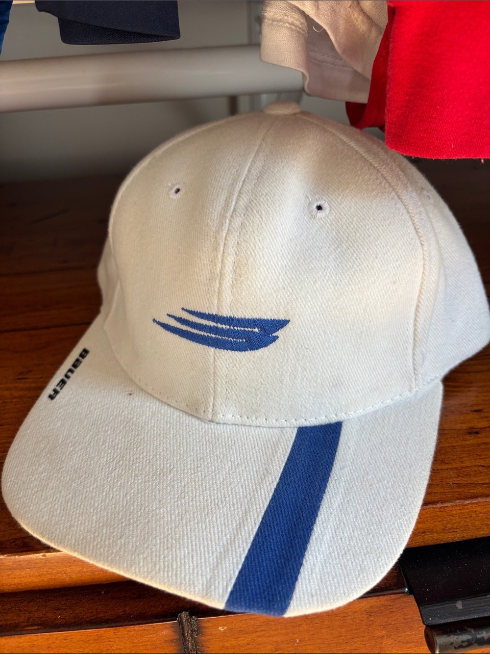 90s Bauer hockey hat